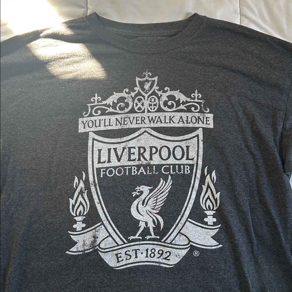 Liverpool Football Club LFC Gray T-Shirt